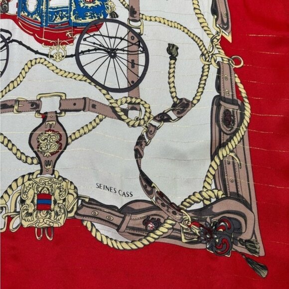 Vintage Brougham carriage scarf - Picture 10 of 12